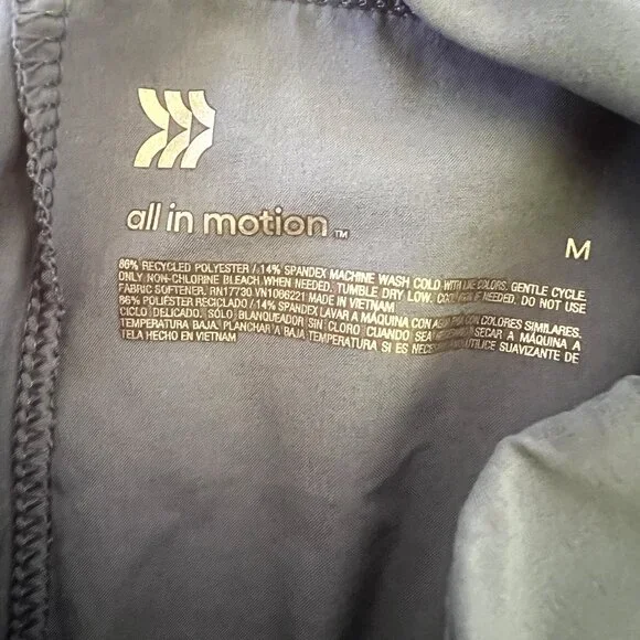 All in Motion Women's Active Light Mid-Rise Cargo Joggers, Blue Storm, Size M - Picture 8 of 9